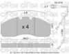 CIFAM 822-809-0K Brake Pad Set, disc brake
